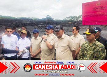 Panglima TNI Dampingi Menhan RI Tinjau Penertiban Lahan Tambang di Kalteng