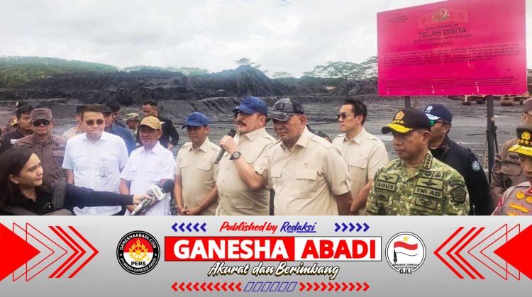 Panglima TNI Dampingi Menhan RI Tinjau Penertiban Lahan Tambang di Kalteng