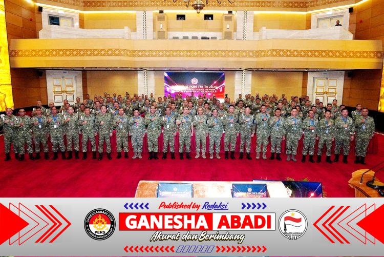Danpuspom TNI Buka Rakornis POM 2026, Perkuat Profesionalisme POM TNI Hadapi Ancaman Kompleks