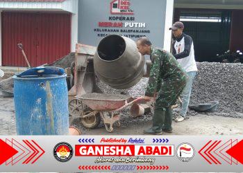 Babinsa Balepanjang Aktif Dampingi Pembangunan KDKMP Diwilayah