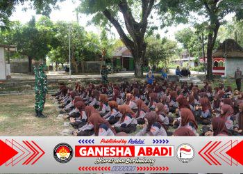 Koramil Jenar Latih Ketarunaan SMK dengan Materi Pendidikan Karakter dan P5