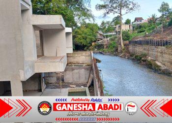 Diduga Langgar Sempadan Sungai, Bangunan di Cepaka Tabanan Uji Ketegasan Pemerintah