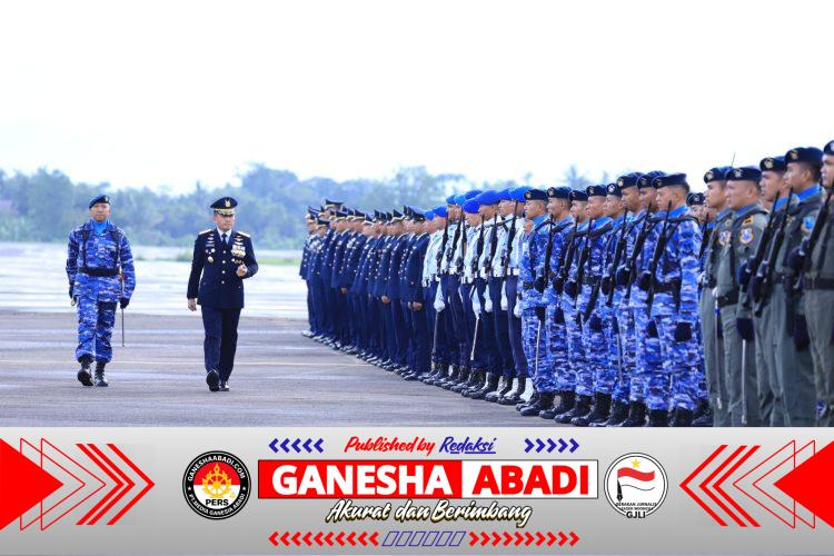 Komandan Lanud Sultan Hasanuddin Pimpin Upacara Peringatan HUT ke-80 TNI Angkatan Udara