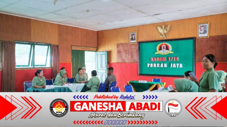 Kodim 1714/Puncak Jaya Cinta Yang Dibaringi Kepatuhan, Personel Resmi Ajukan Izin Nikah