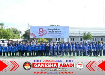 Teguhkan Semangat Pengabdian, Lanud Sjamsudin Noor Gelar Upacara Peringatan HUT ke-80 TNI AU Tahun 2026