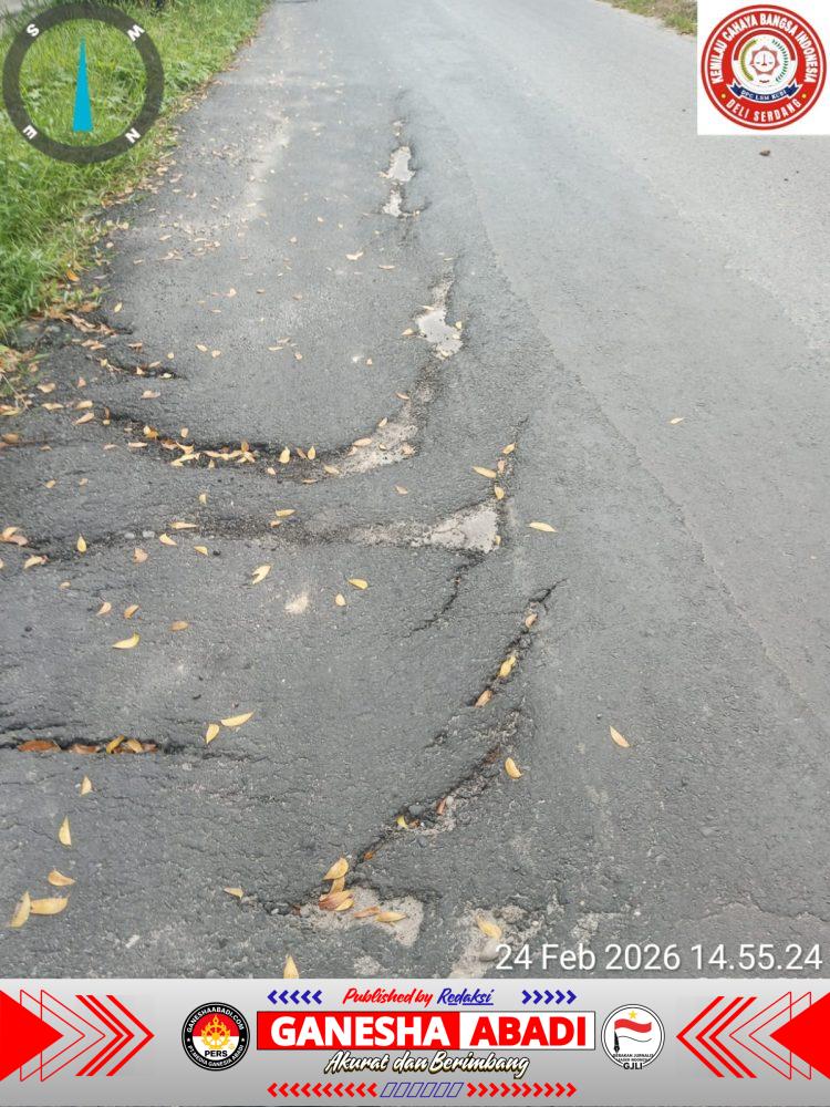 DPC LSM KCBI Deli Serdang Soroti Proyek Jalan Tanjung Balai di Sunggal: Baru Diperbaiki, Sudah Rusak Lagi