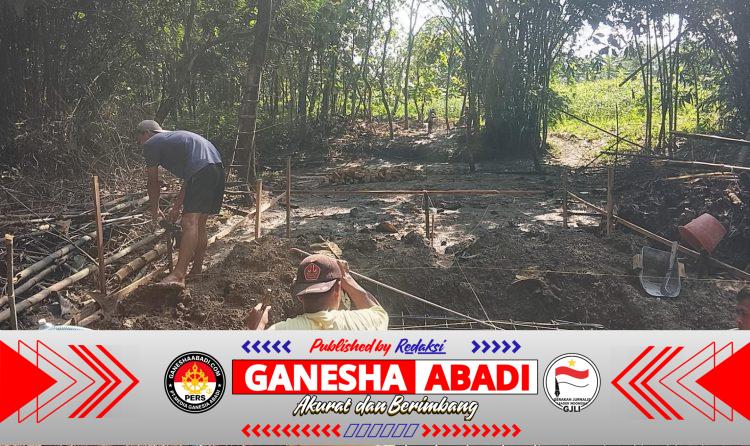 Rakit Besi Pondasi Jadi Penentu, Pembangunan Jembatan Garuda di Cerme Dikebut