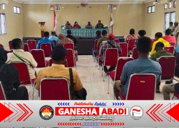 Perkokoh Sinergitas, Danramil Kuala Kencana Hadiri Tatap Muka Bersama Pejabat Distrik