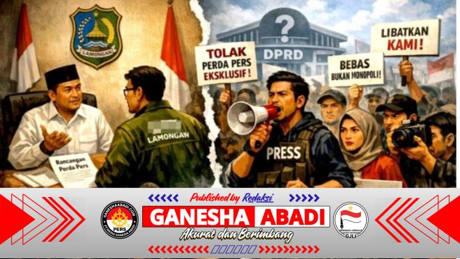 Dalih Penertiban Pers Rencana Perbub Lamongan Ancam Independensi dan Kebebasan Pers