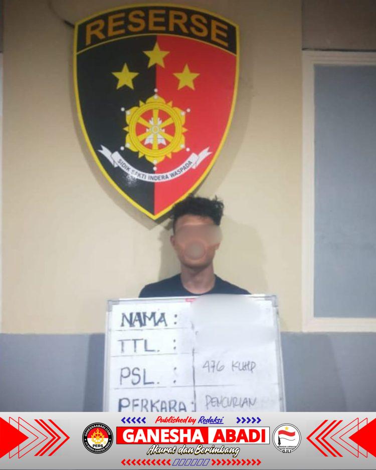 Curanmor di Parkiran Minimarket Terungkap, Pelaku Dibekuk di Luar Pulau oleh Tim Opsnal Polsek Dentim