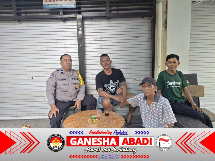 Ngopi Kamtibmas Jadi Garda Awal Deteksi Gangguan Keamanan, Polisi Turun Langsung Serap Aspirasi Warga Sumerta Kauh