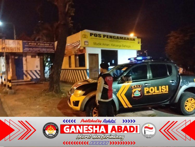 Polsek Denpasar Utara Perkuat Blue Light Patrol Subuh, Tekan Kriminalitas dan Jaga Denpasar Tetap Kondusif
