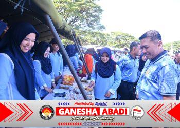 Semarakkan HUT ke-80, TNI AU Wilayah Makassar Gelar Bazar Murah