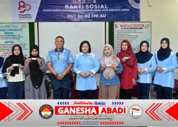 Wujud Kepedulian Kepada Rakyat Banua, Lanud Sjamsudin Noor Gelar Layanan Kesehatan Gratis dan Bazar Murah