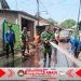 Danramil 03 Serengan Pimpin Langsung Kerja Bakti Pasca Banjir di Kelurahan Joyotakan