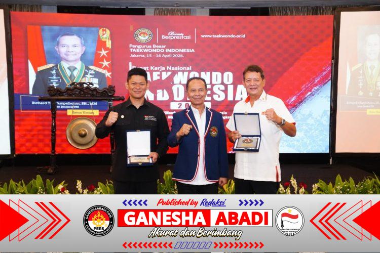 Ketua Umum PBTI Letjen TNI Richard Tampubolon Buka Rakernas Taekwondo Indonesia 2026