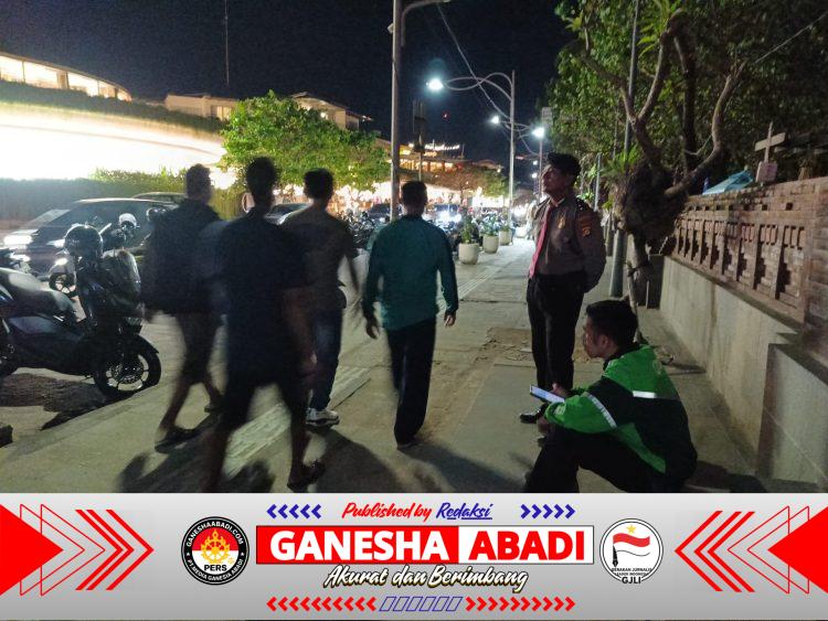 Patroli Humanis Sat Pamobvit Polresta Denpasar Perkuat Rasa Aman Wisata Kuta, Situasi Kamtibmas Terpantau Kondusif