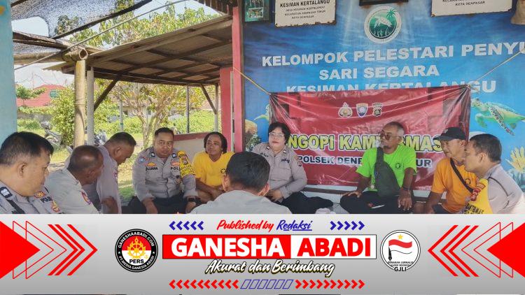 “Ngopi Kamtibmas di Pantai Biaung: Polsek Dentim Perkuat Sinergi Warga Pesisir dalam Pelestarian Penyu dan Penguatan Kamtibmas Berkelanjutan”