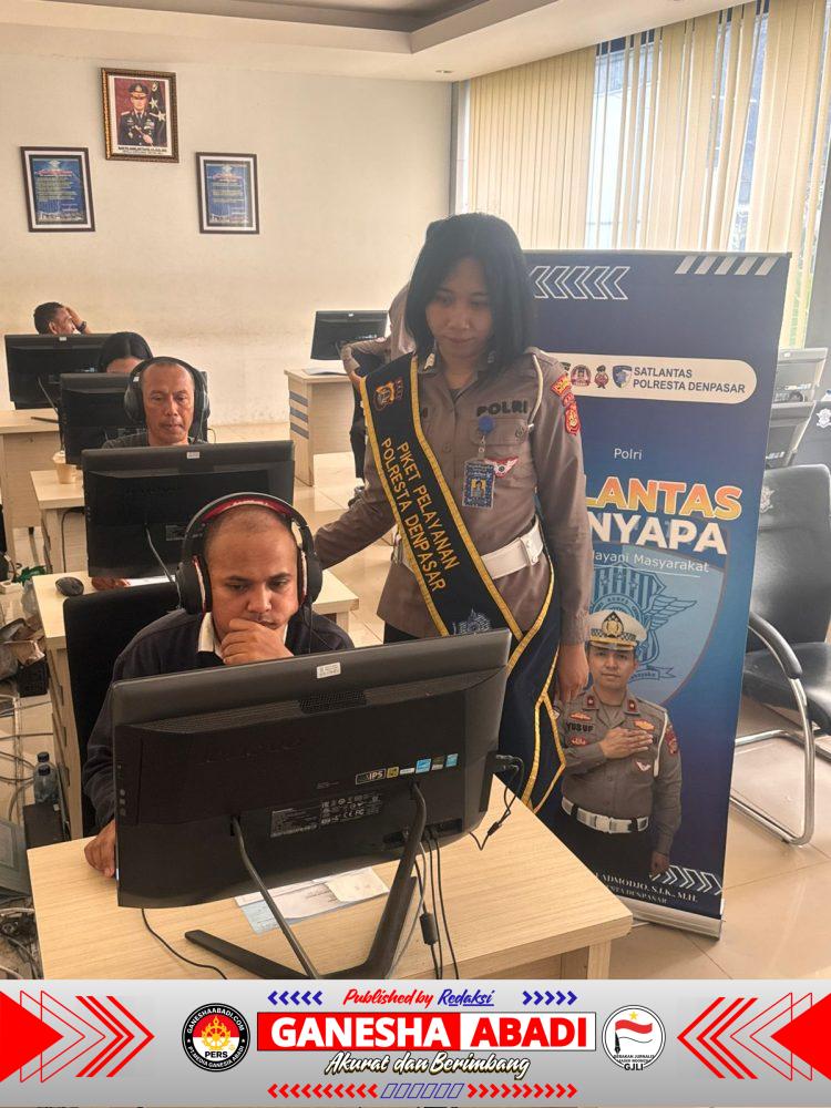 Pelayanan SIM Berbasis Teknologi di Denpasar Tampil Transparan, Humanis, dan Berstandar Tinggi