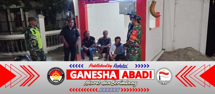 Patroli Malam Babinsa Teras, Perkuat Kamtibmas dan Jalin Kedekatan dengan Warga Mojolegi