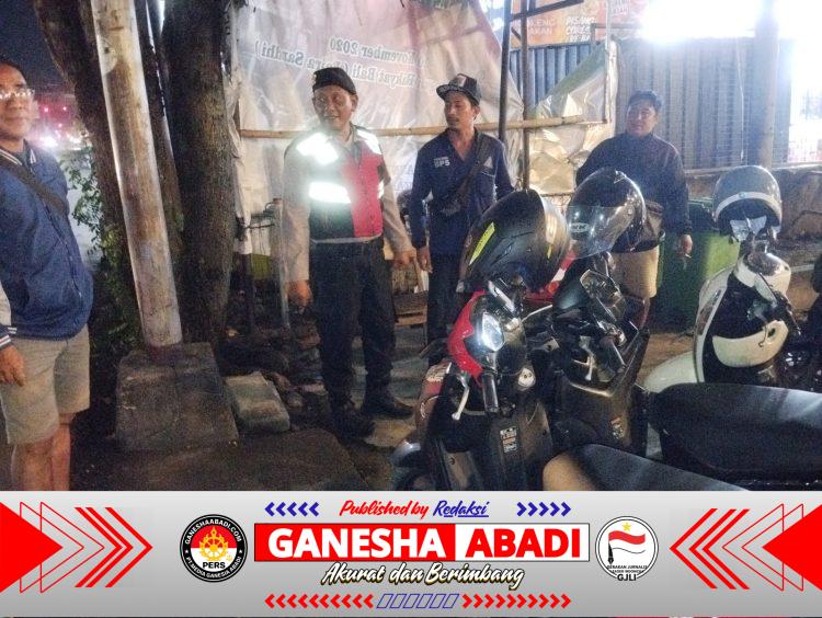POLISI HADIR DI MALAM HARI, BLUE LIGHT PATROL DENBAR TEKAN AKSI KRIMINALITAS DI TITIK RAWAN