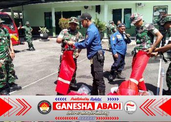 Anggota Kodim 0724/Boyolali Ikuti Pelatihan Penanggulangan Kebakaran dari BPBD