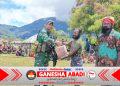 Kodim 1714/Puncak Jaya Peduli Pengungsi dan Salurkan Bantuan Kemanusiaan di Kampung Tirineri