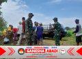 Terik Matahari Tak Padamkan Semangat Bekerja