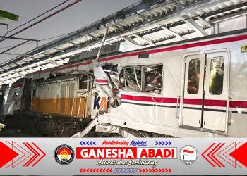 Terjadi insiden kecelakaan kereta di Bekasi Timur. Ada dua titik kejadian, KRL