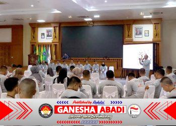 Tanamkan Semangat Disiplin dan Jiwa Bela Negara, Personel Lanud Sjamsudin Noor Hadir Humanis di BPSDMD Kalsel Pada Latsar CPNS KPU 2026