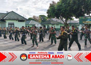 Prajurit Kodim Boyolali Tempa Diri Lewat Pencak Silat Militer