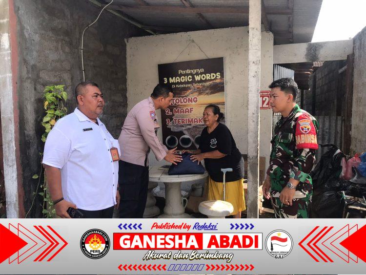 Polri Hadir Nyata: Bhabinkamtibmas Sumerta Kelod Sambangi Lansia Kurang Mampu, Salurkan Bantuan Sosial