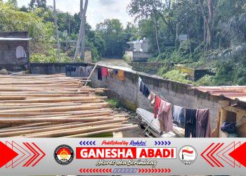 DIDUGA LANGGAR SEMPADAN SUNGAI, BANGUNAN DI JL. DESA CEPAKA NO.94 TABANAN TERANCAM SANKSI TEGAS