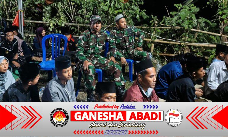 Babinsa Laksanakan Sambang Warga Dan Patroli Malam