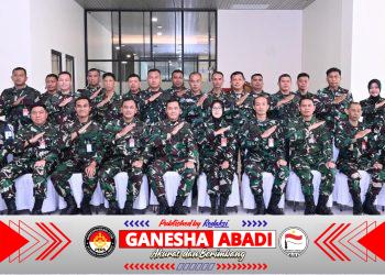 Komandan Lanud Sultan Hasanuddin Pimpin Laporan Korps Kenaikan Pangkat 21 Perwira