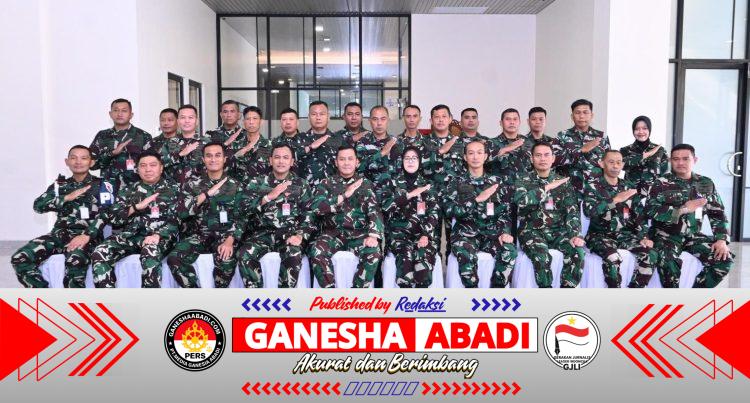 Komandan Lanud Sultan Hasanuddin Pimpin Laporan Korps Kenaikan Pangkat 21 Perwira