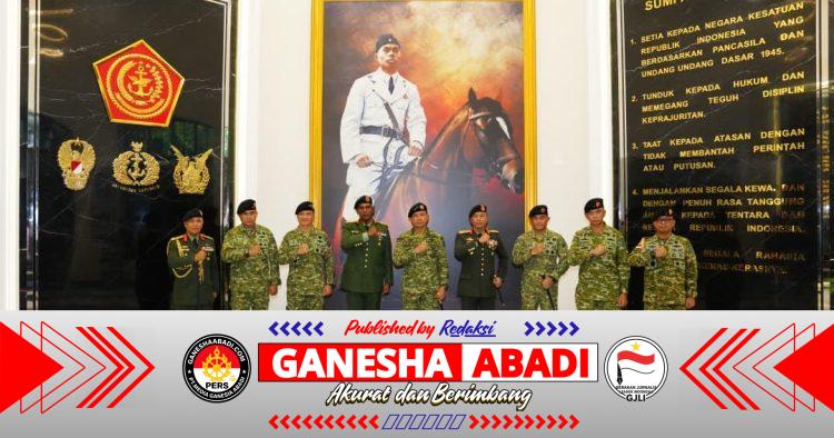 Pererat Kemitraan Strategis, Panglima TNI Terima Courtesy Call Panglima Angkatan Tentera Malaysia