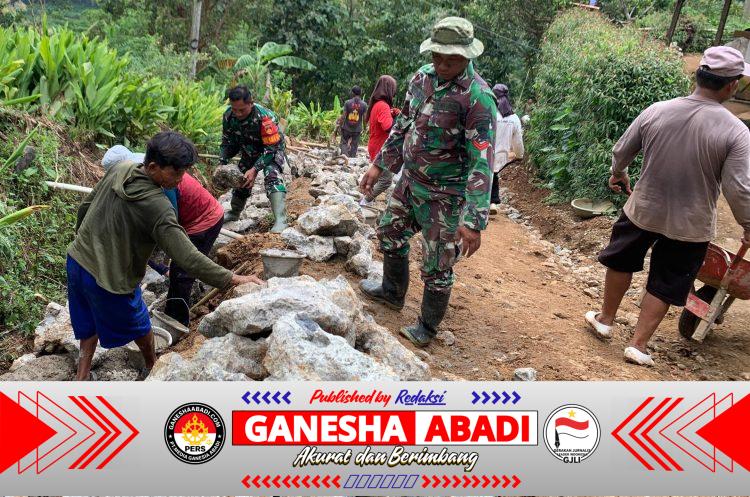 Kemanunggalan TNI Dan Masyarakat Sudah Terlihat Saat Pra TMMD 