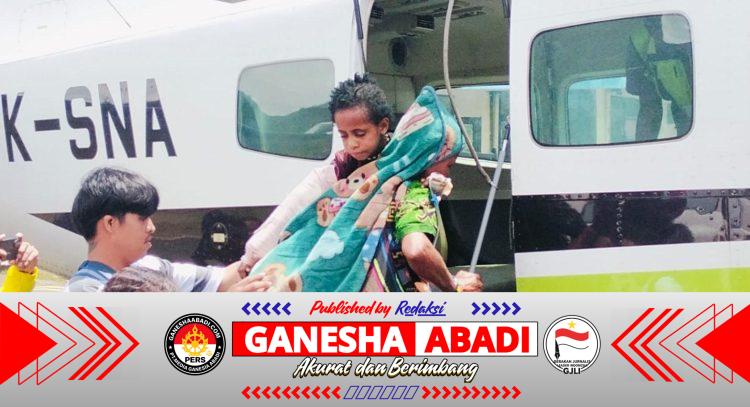 Anak 6 Tahun Korban Aksi Kebrutalan OPM di Kabupaten Puncak Dievakuasi Petugas dan Medis