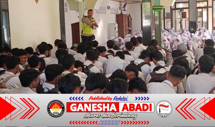 Antisipasi Hari Buruh, Polsek Pageruyung Beri Pembinaan Siswa SMK N 05 Kendal