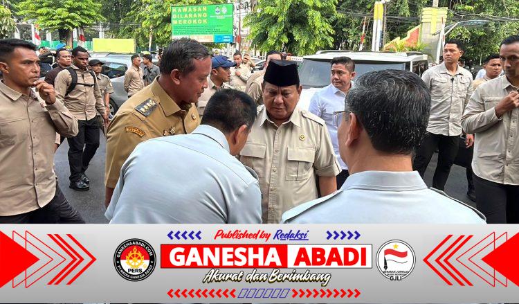 Presiden Republik Indonesia Prabowo Subianto Kunjungi Korban Tragedi Tabrakan Kereta di RSUD Chasbullah Abdul Majid (CAM) Kota Bekasi