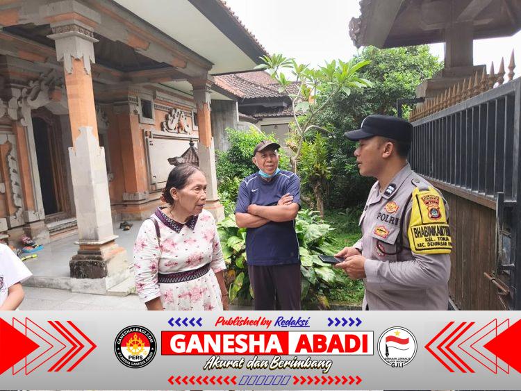 Bhabinkamtibmas Turun Langsung ke Banjar Tegeh Sari, Perkuat Kamtibmas dan Edukasi Pengelolaan Sampah Berbasis Masyarakat