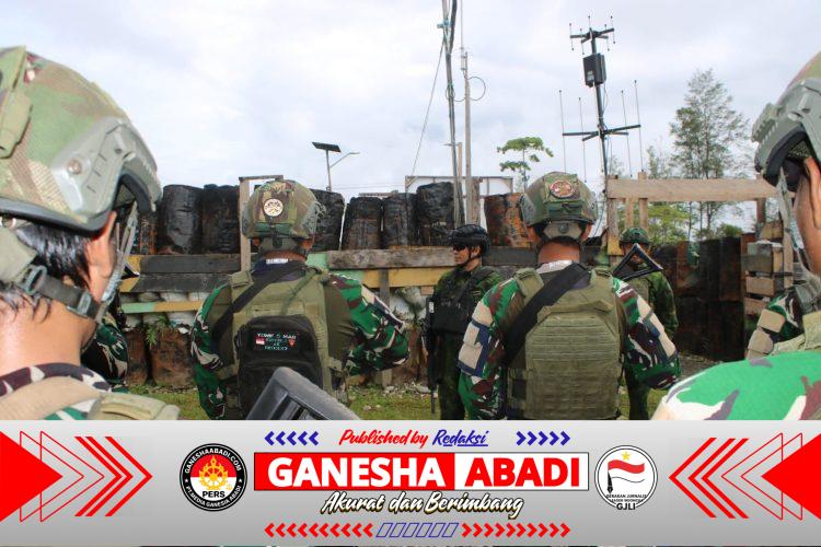 Wapangkoops TNI Habema Tinjau Kesiapsiagaan Prajurit di Pos Kotis Dekai
