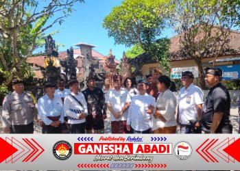 Menteri Pendidikan Abdul Mu’ti Tinjau SD Negeri 6 Sumerta, Pengamanan Ketat Bhabinkamtibmas Pastikan Kegiatan Kondusif