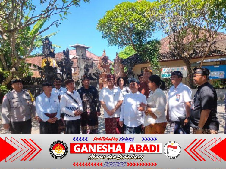 Menteri Pendidikan Abdul Mu’ti Tinjau SD Negeri 6 Sumerta, Pengamanan Ketat Bhabinkamtibmas Pastikan Kegiatan Kondusif