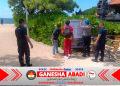 Sat Polairud Polresta Denpasar Perkuat Pengamanan Pantai Nusa Dua, Pasang Banner “Beach Safety” dan Bendera Larangan Berenang
