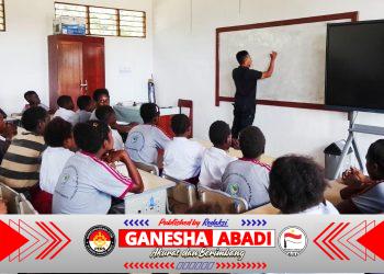 **Satgas TMMD Ke-128 Kodim 1710/Mimika Gencarkan Penyuluhan Bahaya Narkoba dan Lem Aibon di SDN Naena Keakwa**