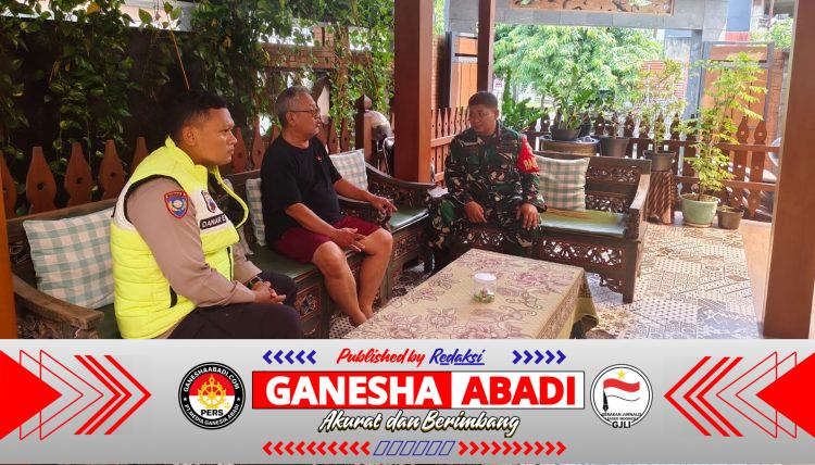 Babinsa dan Bhabinkamtibmas Kratonan Perkuat Komsos, Jaga Kondusifitas Wilayah Serengan Surakarta