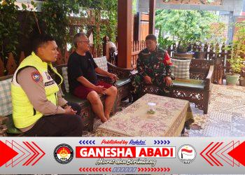 Babinsa dan Bhabinkamtibmas Kratonan Perkuat Komsos, Jaga Kondusifitas Wilayah Serengan Surakarta