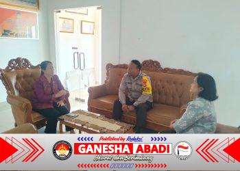 DDS Bhabinkamtibmas Sumerta Kaja Serap Informasi Kamtibmas di Kantor Dinas Peternakan Provinsi Bali
